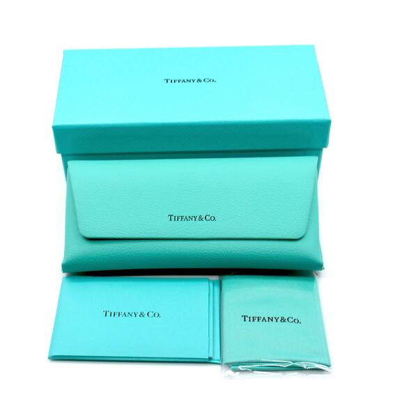 TIFFANY&CO TF2177 8055 BLACK ON TIFFANY BLUE EYEGLASSES FRAME - Picture 10 of 10